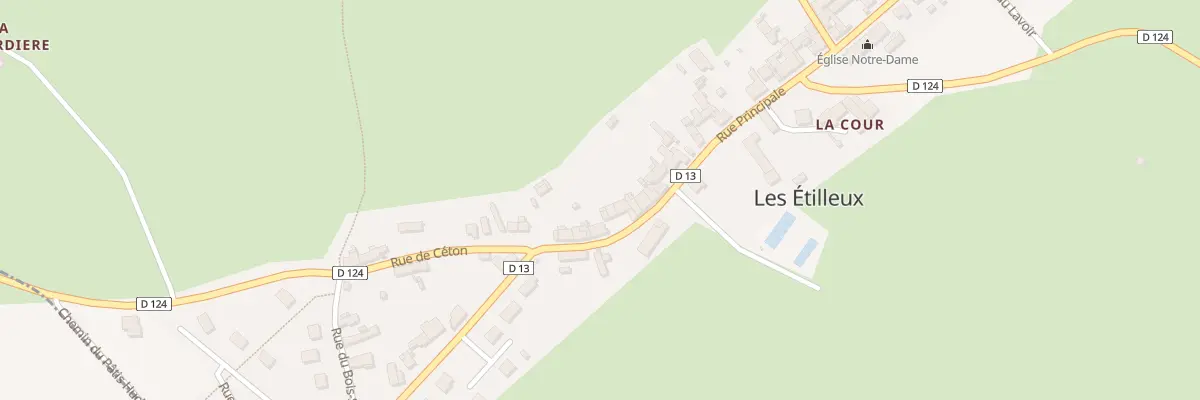 Plan du 44 Rue Principale aux Étilleux