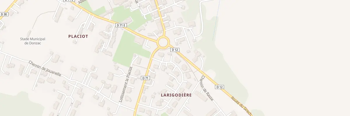 Plan du 3 Lot Larigodiere à Donzac