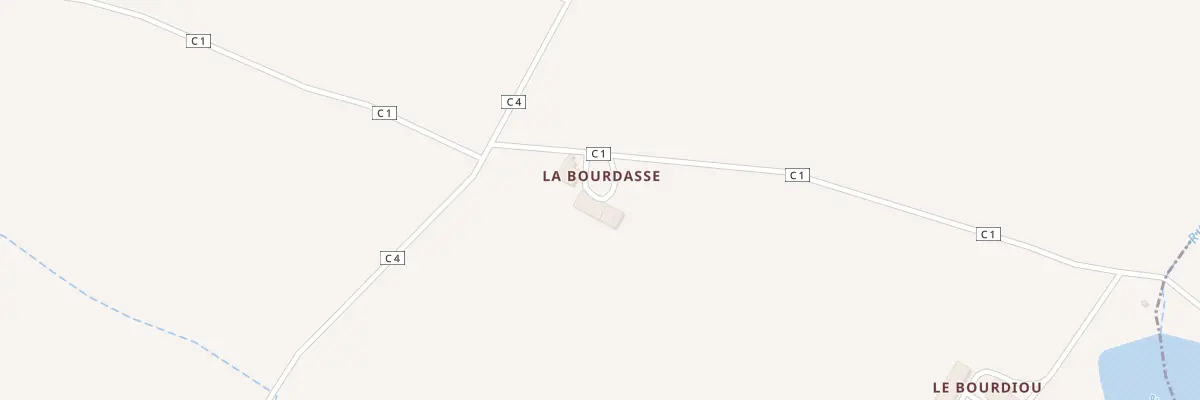 Plan du 5009 A la Bourdasse à Mansempuy
