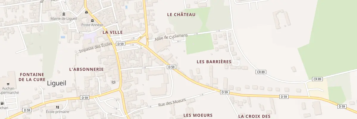 Plan du 10 Rue du 11 Nov 1918 à Ligueil