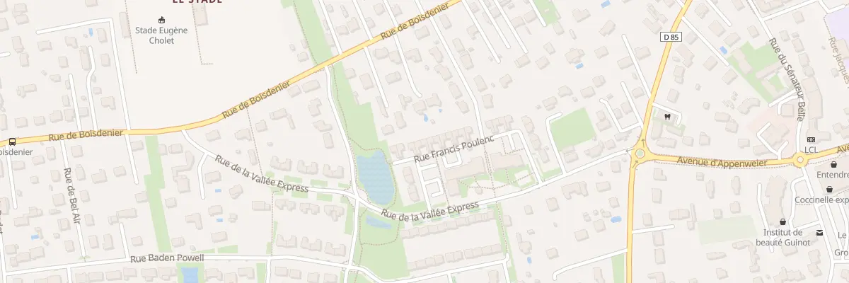 Plan du 34 Rue Francis Poulenc à Montlouis-sur-Loire