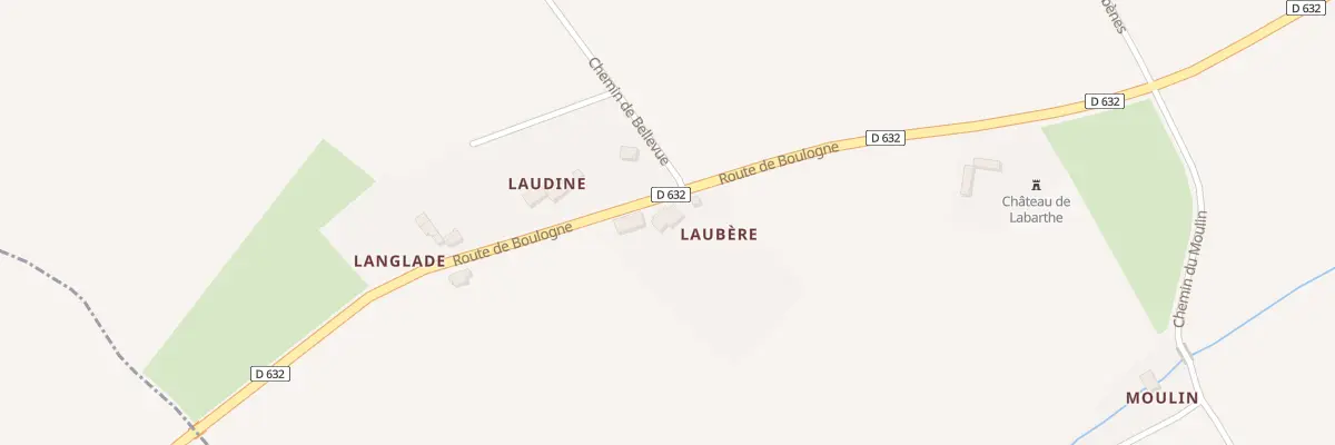 Plan du 5016 Loubere à Sabaillan