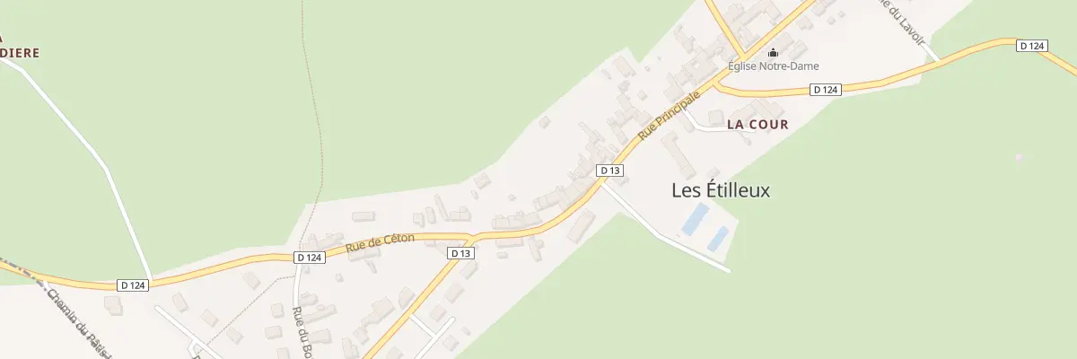 Plan du 43 Rue Principale aux Étilleux
