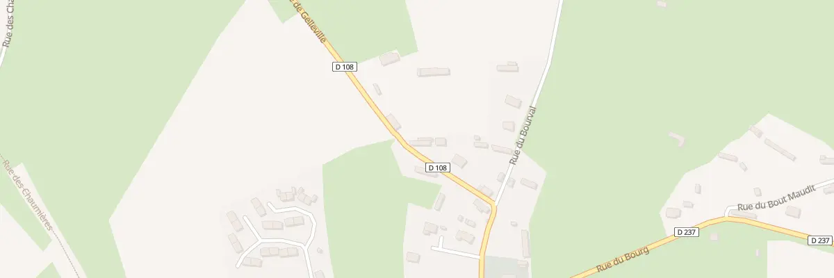 Plan du 8 Rue de l’Eglise à Bourville