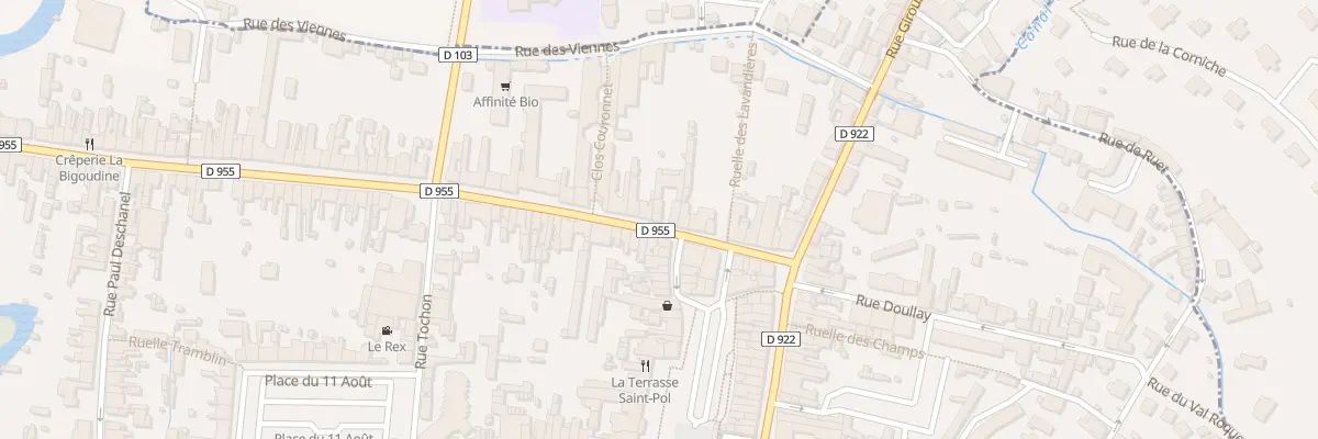 Plan du 108A Rue Saint-hilaire à Nogent-le-Rotrou
