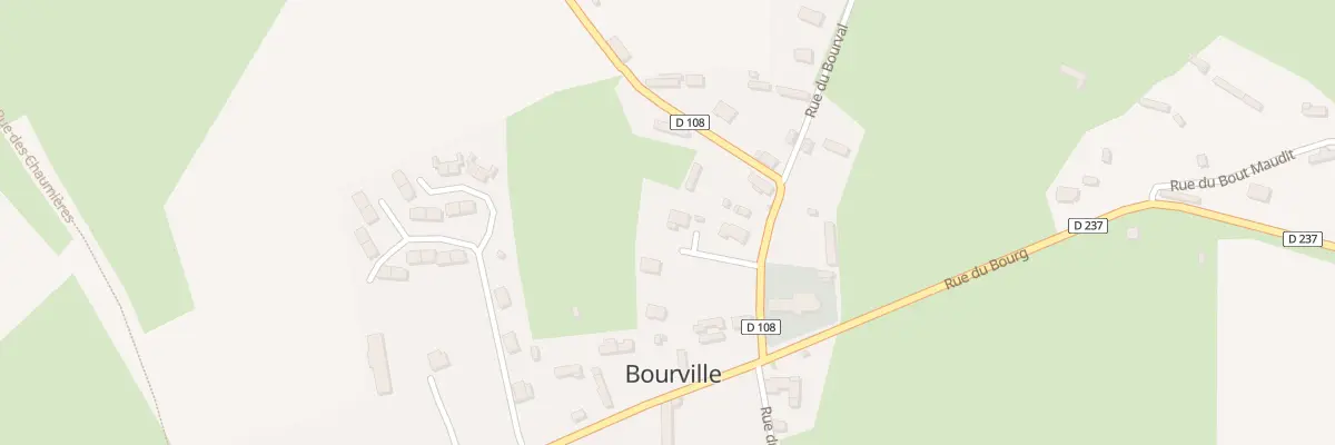 Plan du 2B Rue de l’Eglise à Bourville