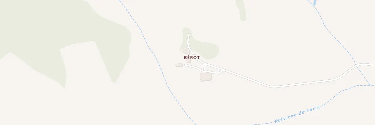 Plan du 5054 Berot à Saint-Antoine