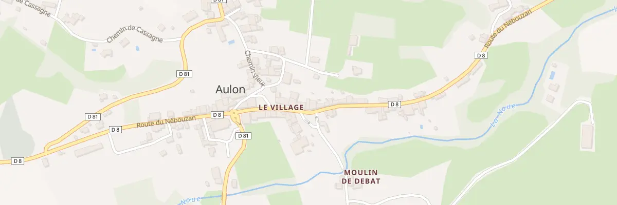 Plan du 53 Le Village à Aulon
