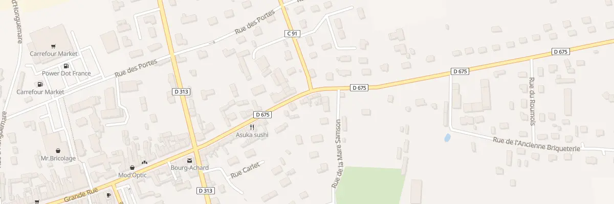 Plan du 511 Rue de Rouen à Bourg-Achard