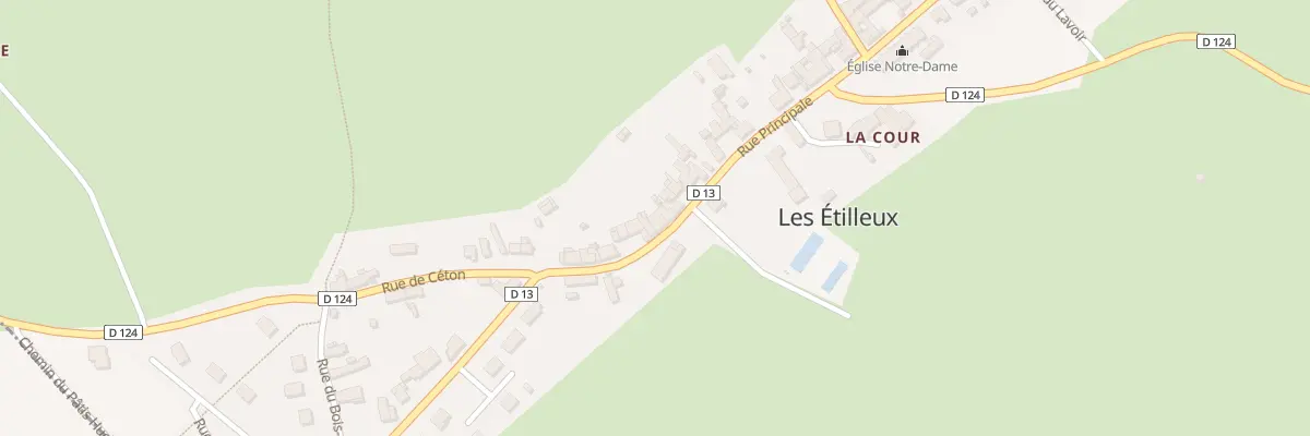 Plan du 42 Rue Principale aux Étilleux