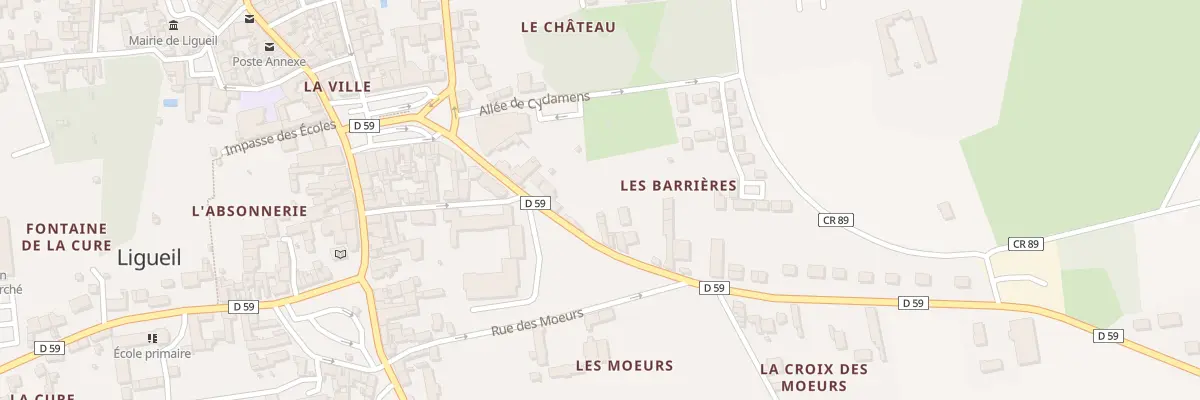 Plan du 16 Rue du 11 Nov 1918 à Ligueil