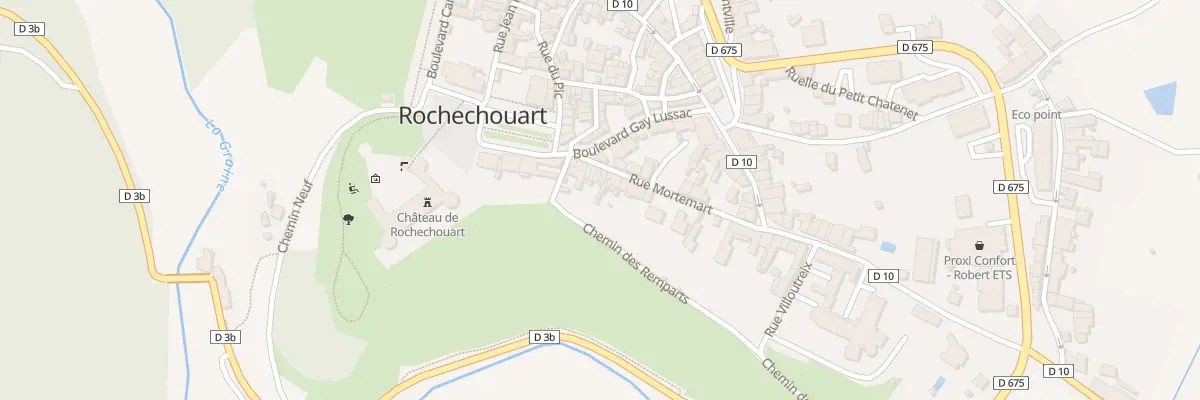 Plan du 18 Rue Mortemart à Rochechouart