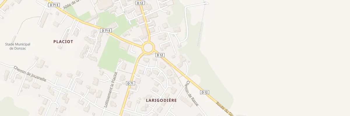 Plan du 53 Rte du Sirech à Donzac