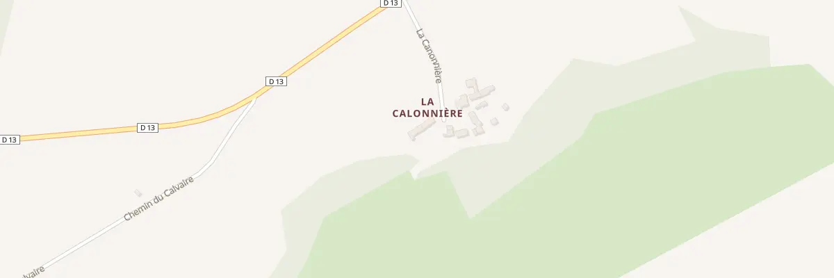 Plan du 124 La Calonnière au Grand-Pressigny
