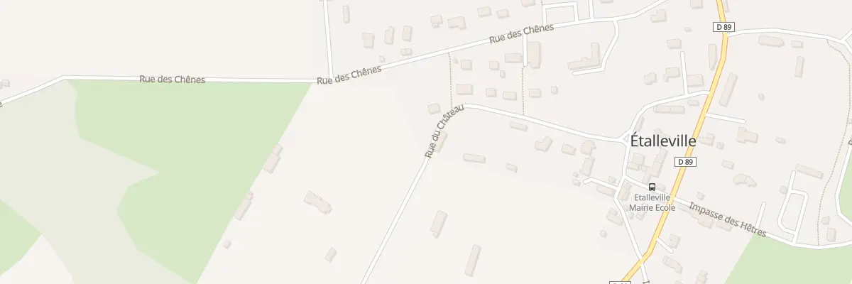 Plan du 10A Rue du Chateau à Étalleville