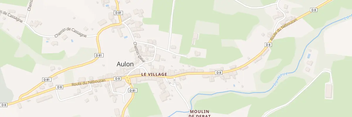 Plan du 46 Le Village à Aulon