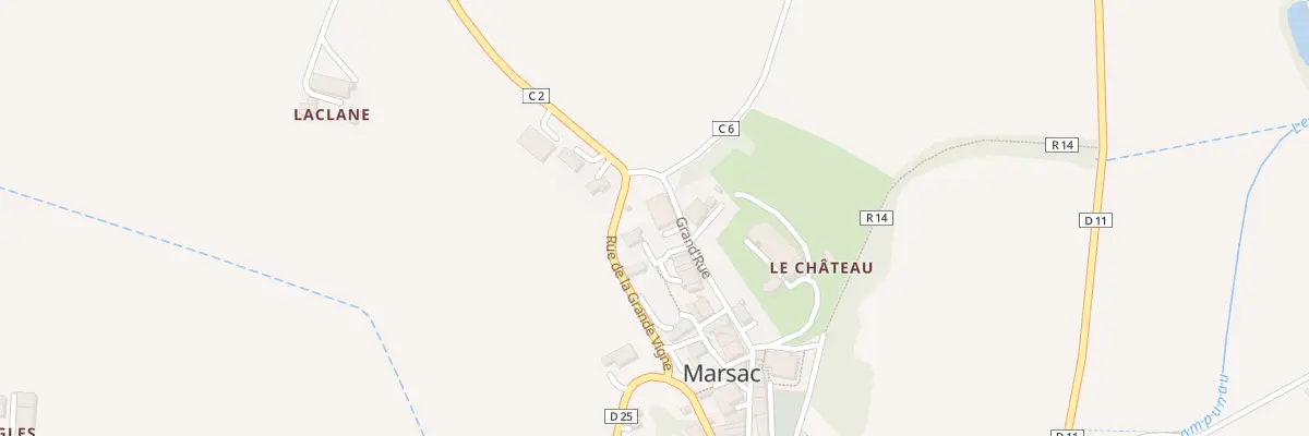 Plan du 5096 Le Village à Marsac