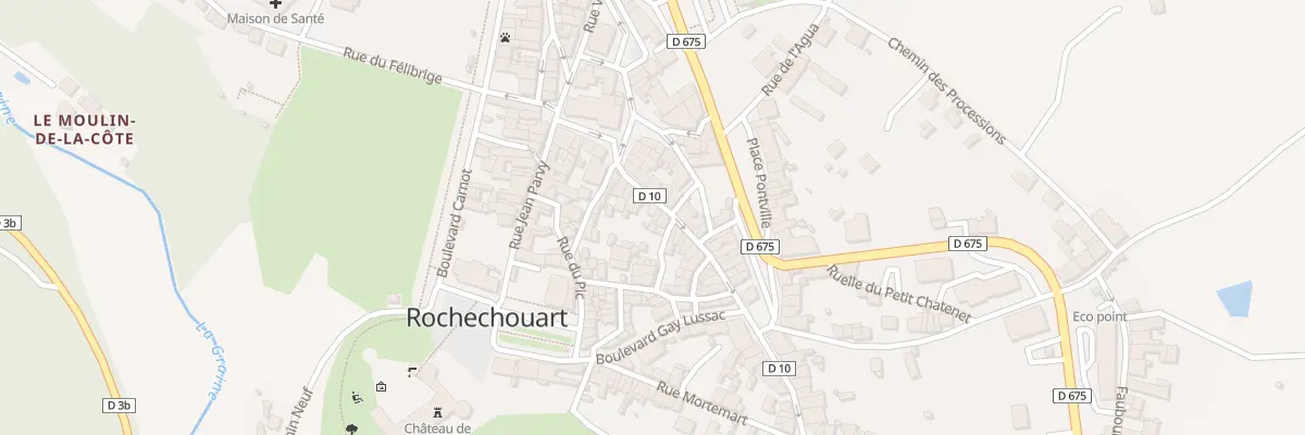 Plan du 24 Rue du Dr Charles Poitevin à Rochechouart