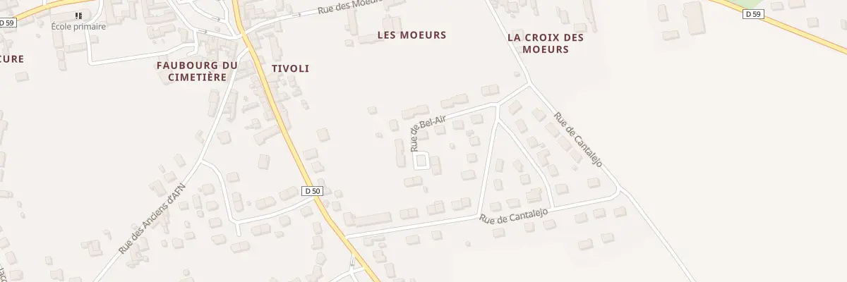 Plan du 10 Rue de Bel-air à Ligueil