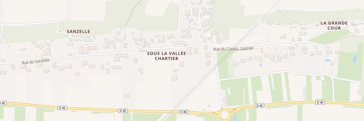 Plan du 55 Rue de Sanzelle à Vouvray