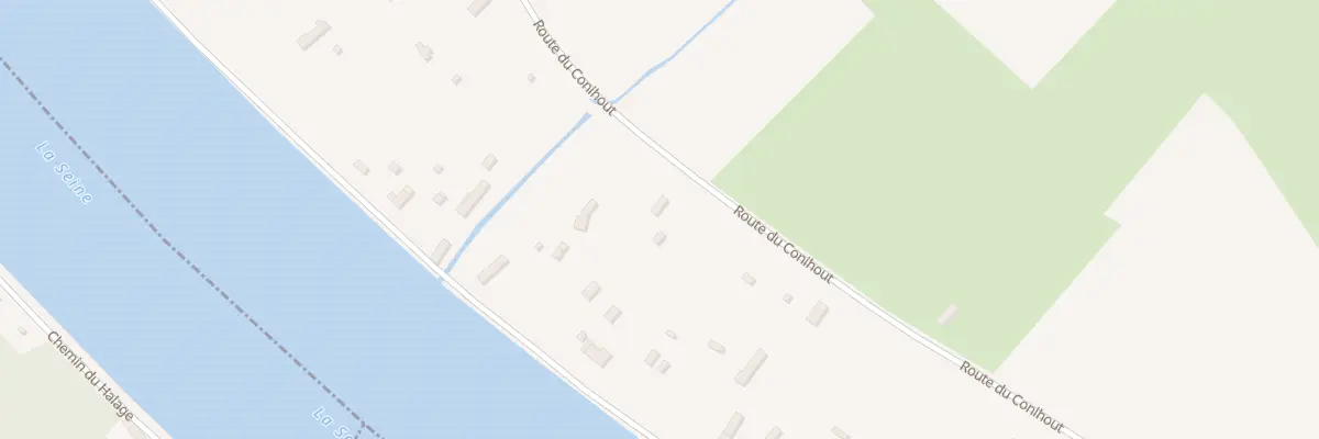 Plan du 1005 Rte du Conihout à Jumièges