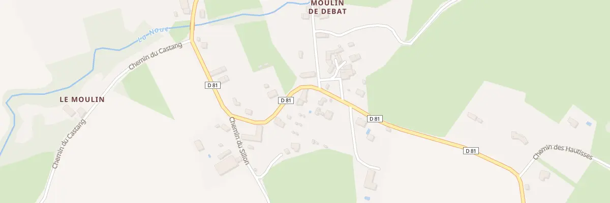 Plan du 126 Le Village à Aulon