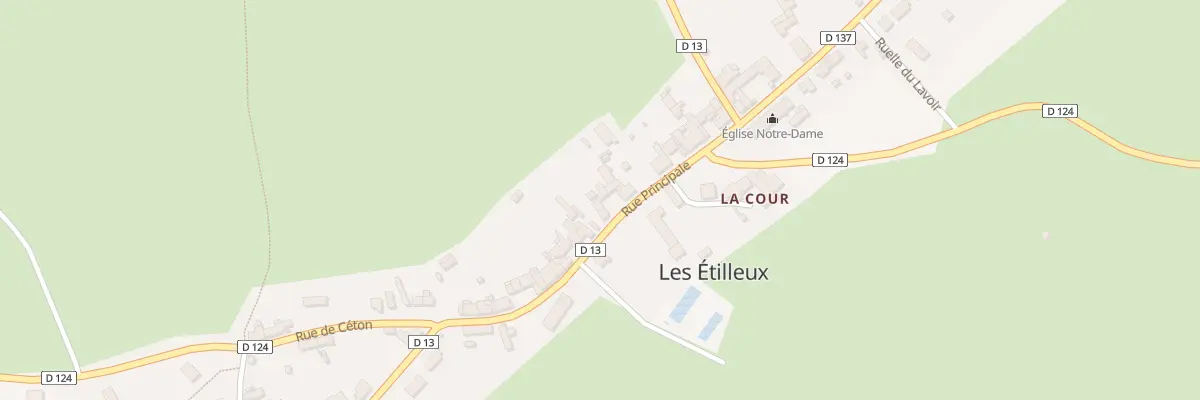 Plan du 32 Rue Principale aux Étilleux