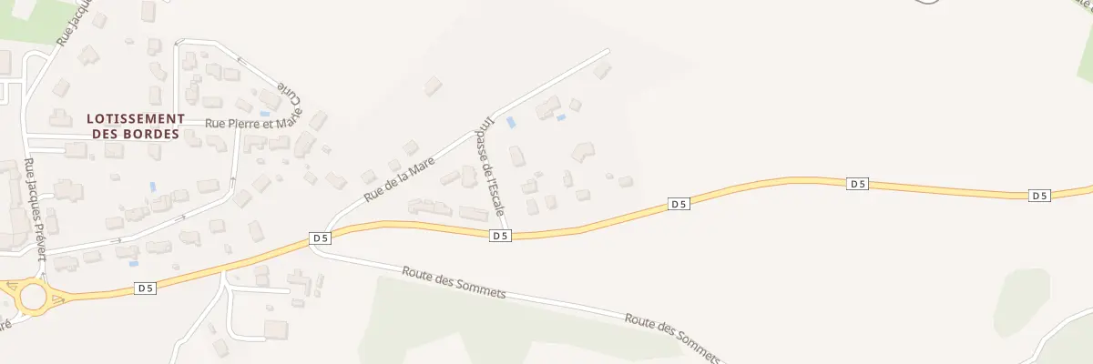 Plan du 1395 Av François Mitterrand à Bassillac et Auberoche