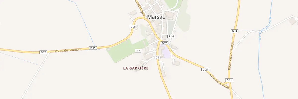 Plan du 5065 Le Village à Marsac