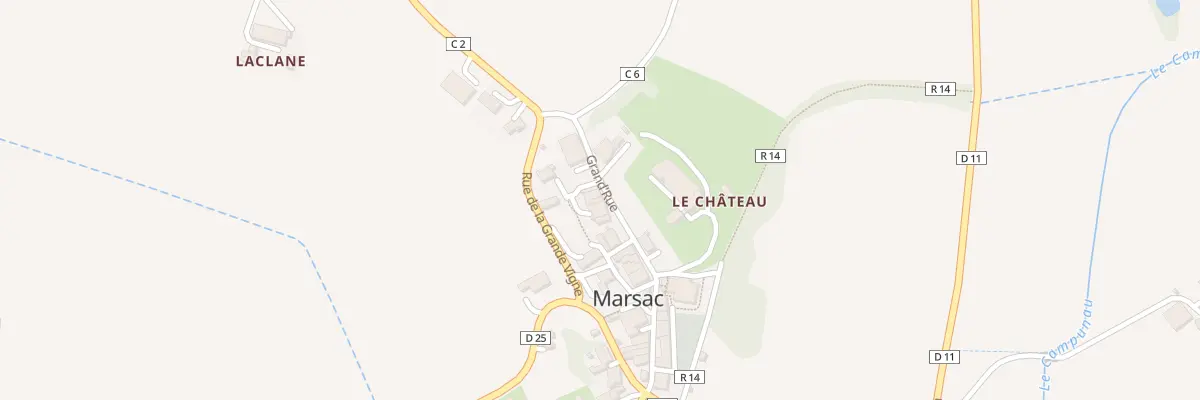 Plan du 5094 Le Village à Marsac