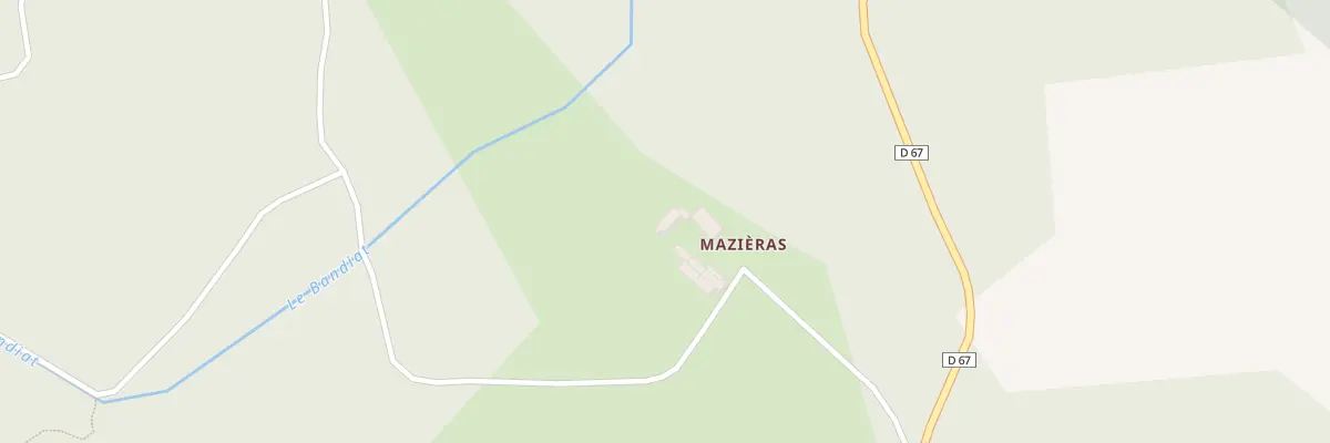 Plan du 5134C Mazieras à Pensol