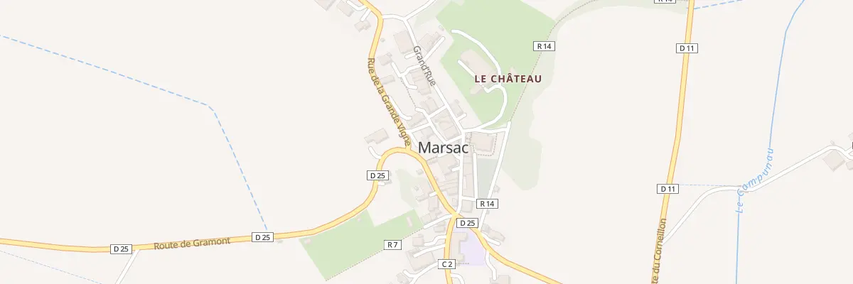 Plan du 5083 Le Village à Marsac