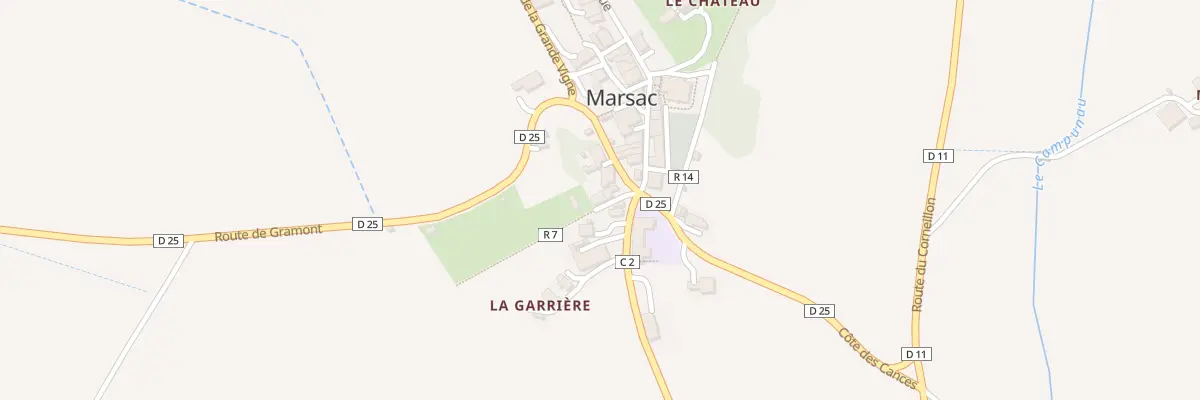 Plan du 5066 Le Village à Marsac