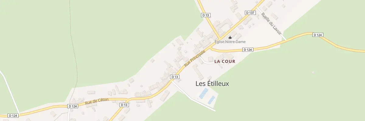Plan du 31 Rue Principale aux Étilleux