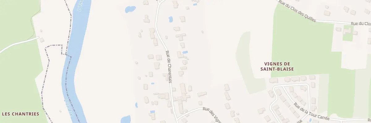 Plan du 86 Rue de Charentais à Truyes