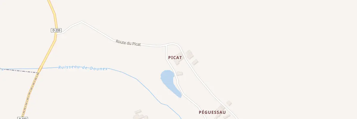 Plan du 513 Rte du Picat à Saint-Aubin