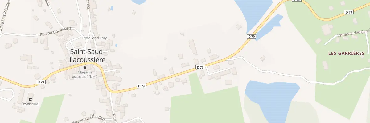 Plan du 7 Rte de l’Etang Pabot à Saint-Saud-Lacoussière