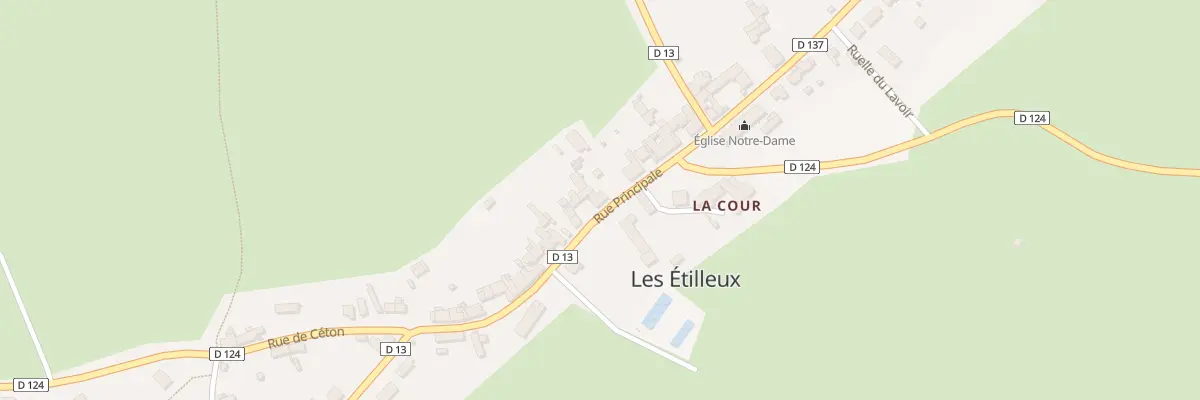 Plan du 30 Rue Principale aux Étilleux