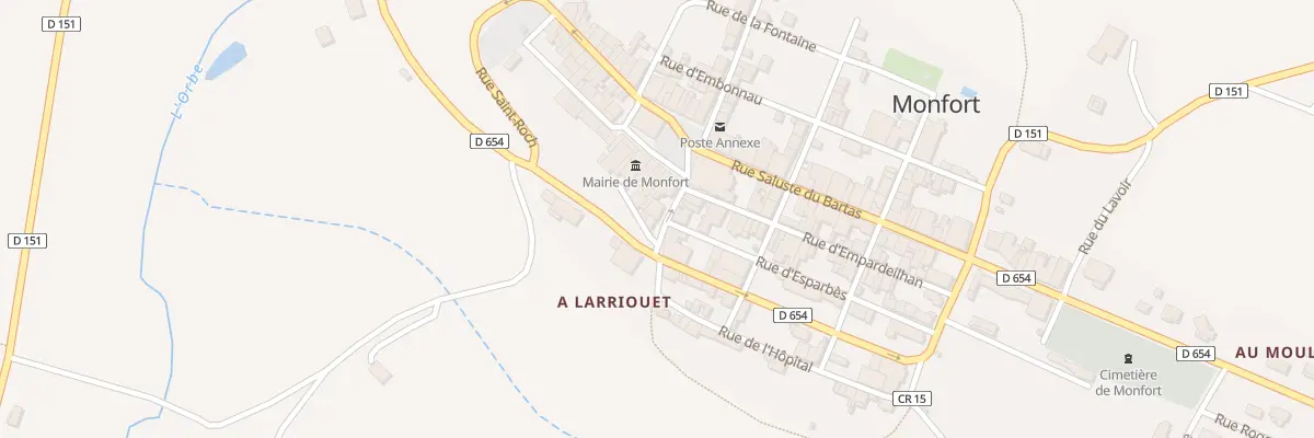 Plan du 3 Rue de l’Église à Monfort