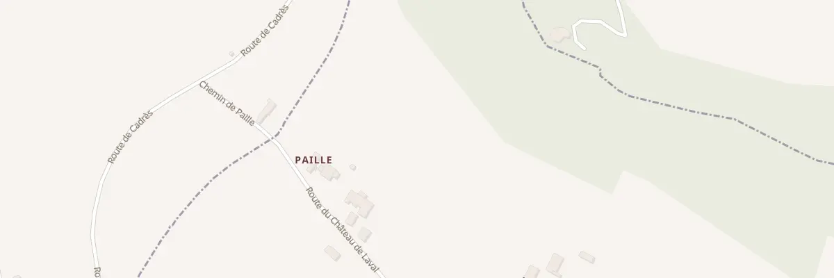 Plan du 4386 Rte du Château de Laval à Trentels