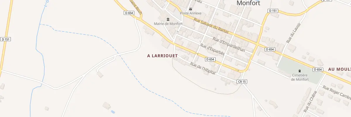Plan du 2 Rue de l’Hôpital à Monfort