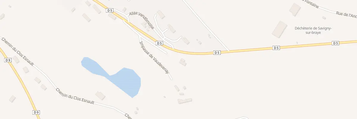 Plan du 1 Imp de Vendôme à Savigny-sur-Braye