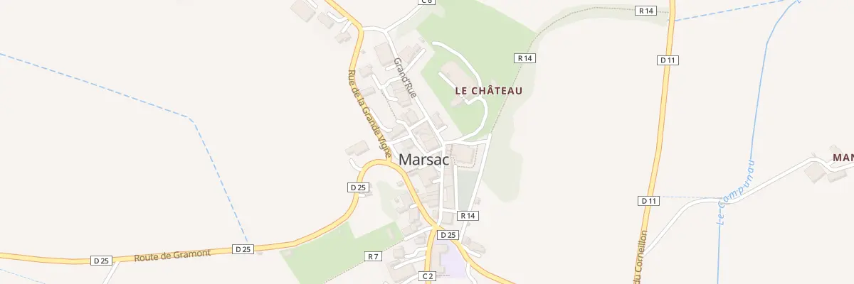 Plan du 5089 Le Village à Marsac