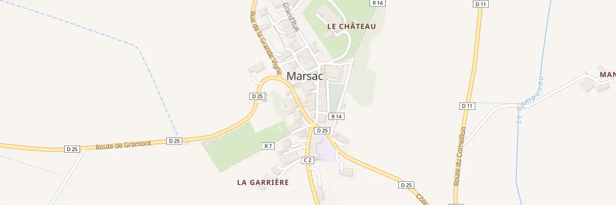 Plan du 5076 Le Village à Marsac