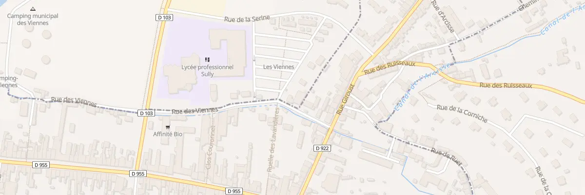 Plan du 14 Rue des Viennes à Arcisses