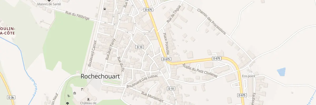 Plan du 14B Rpe des Maréchaux à Rochechouart