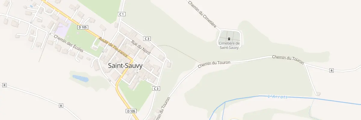 Plan du 180 Chem de la Brèche à Saint-Sauvy