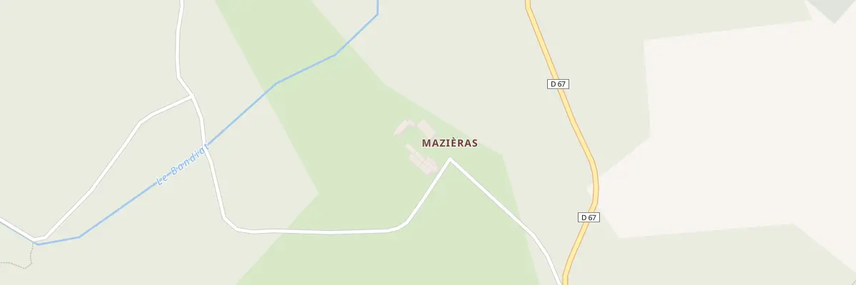 Plan du 5134 Mazieras à Pensol