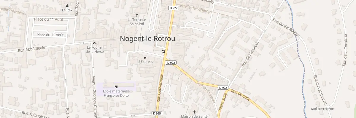 Plan du 6 Rue de Sully à Nogent-le-Rotrou