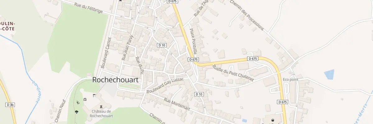 Plan du 8 Rpe des Maréchaux à Rochechouart